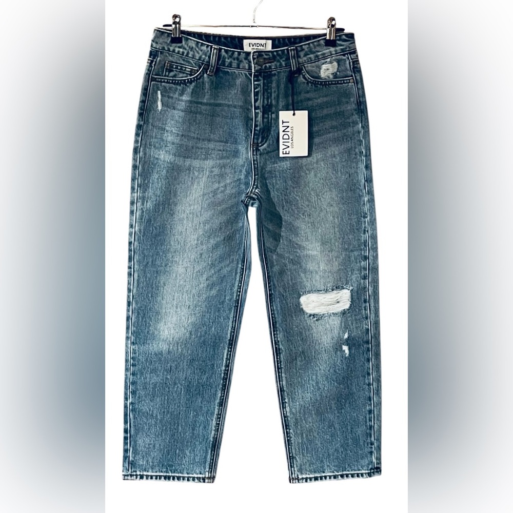 NWT Evidnt Malibu Girlfriend Distressed Jeans - Picture 5 of 16
